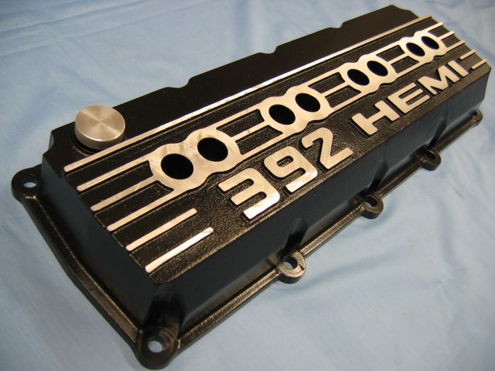 Custom Aluminum Valve Covers 392 Hemi, 426 Hemi Custom Aluminum Valve Covers 392 Hemi, 426 Hemi